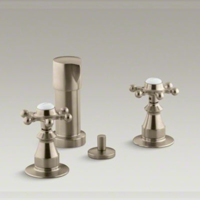 Antique Vertical Spray Bidet Faucet with Six-Prong Handles