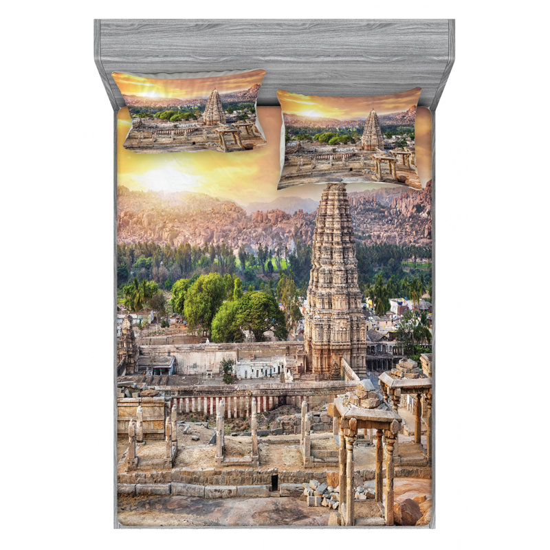 Microfiber Sheet Set, Full Sheet Set with Fitted Sheet
