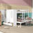 Jamaur Kids Full,Twin Bunk Bed with Drawers-138193902