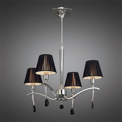 Quade 4 - Light Shaded Chandelier