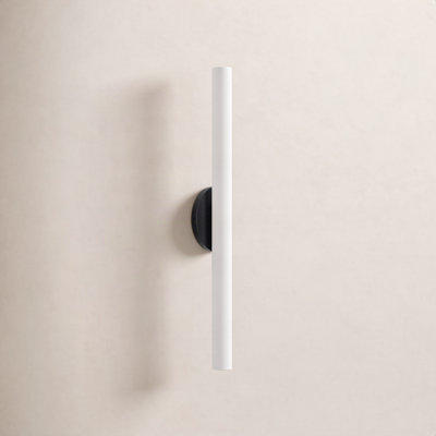Delphine Single Frosted Dimmable LED Bath Bar