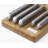 Joseph Joseph Elevate Steel 5-Piece Knife Set with In-Drawer Bamboo Storage Tray
