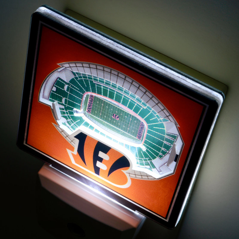 NFL Cincinnati Bengals Stadium View Night Light