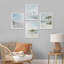 Palmier paysage encadré sur papier, reproduction de 4 pièces-97782154-97782153