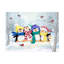 Art sur toile «Bachelor pingouin amis»-104139796