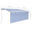 Dakota Fields 300cm W x 250cm D Fabric Cover Retractable Patio Awning-359802974
