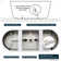 67'' Glossy Acrylic Freestanding Soaking Bathtub With Integrated Slotted Overflow And Brushed Nickel Toe-Tap Drain