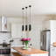 Milyonka 1 - Light Black Tube Pendant