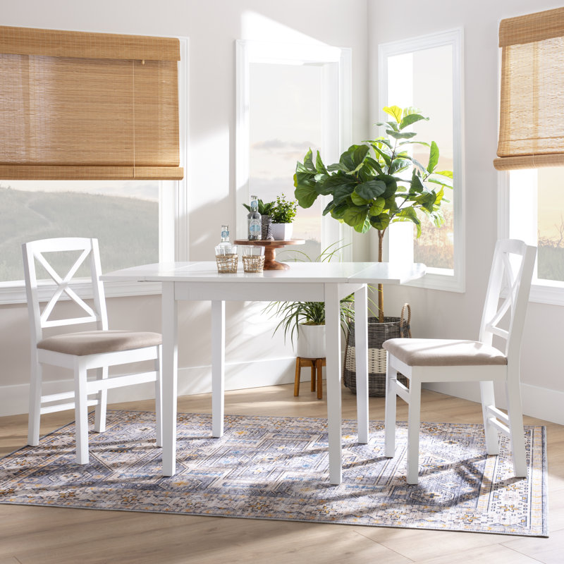 Fairbairn X Back Dining Chair, White