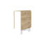 Table blanche et pliée - 3 styles variés, peu encombrant pour les espaces, support de 22 lb, formes de bureau pliables pour les pieds, maison efficace, charge maximale, durabilité des pieds