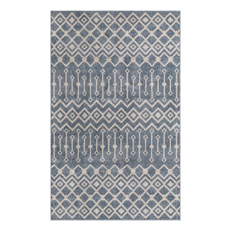 Barnkine Geometric Indoor Rug, Rectangle 5'3" x 8'