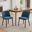 Dining Chair Set, Modern Upholstered Linen Armless Wingback Chair with Solid Wood Legs, Thick Cushion, for Dining Living Room Kitchen Office-1484789114-1484789118