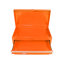 Coffre à outils roulant orange, armoire de rangement à 5 tiroirs avec roulettes verrouillables, plateau amovible et tablette réglable, glissières à roulement à billes-1845486217