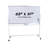 Double-Sided Magnetic Mobile Whiteboard with Markers