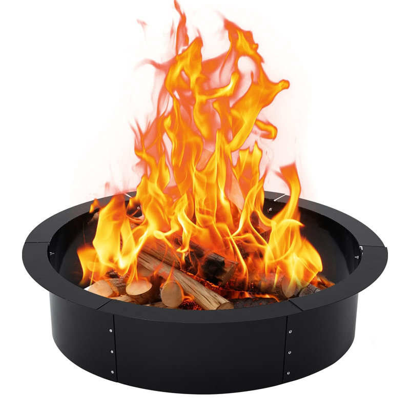 Fire Pit Ring 45-Inch Outer/39-Inch Inner Diameter, 10" H x 39" W x 39" D