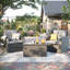 Table basse en osier Mucklen