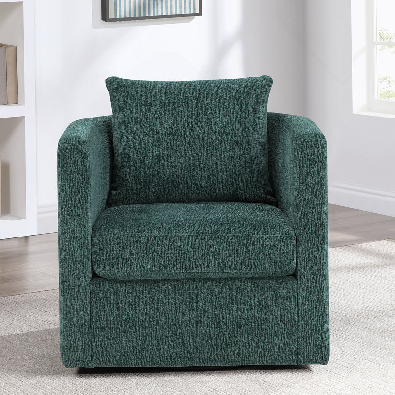 Fauteuil demi-tonneau Peacock, Vert clair