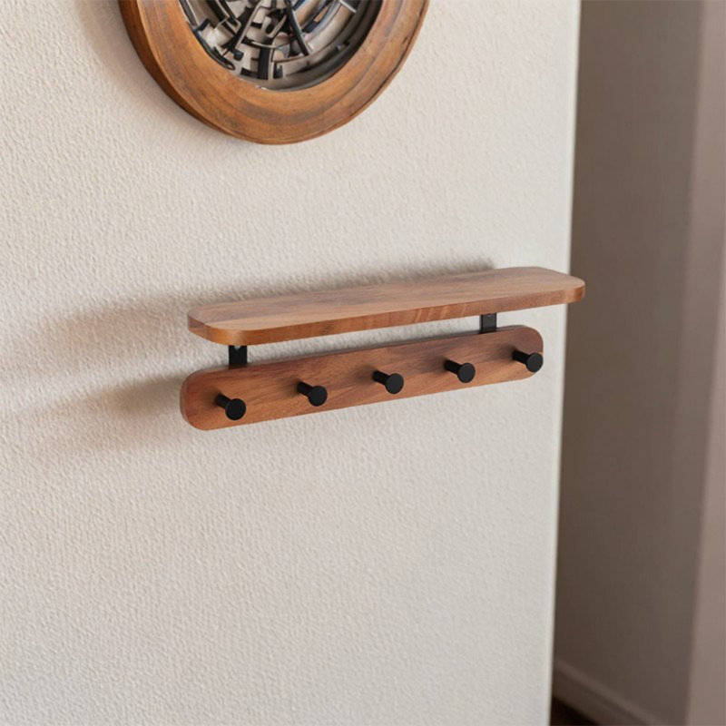Coat Rack Wall Mount With Shelf