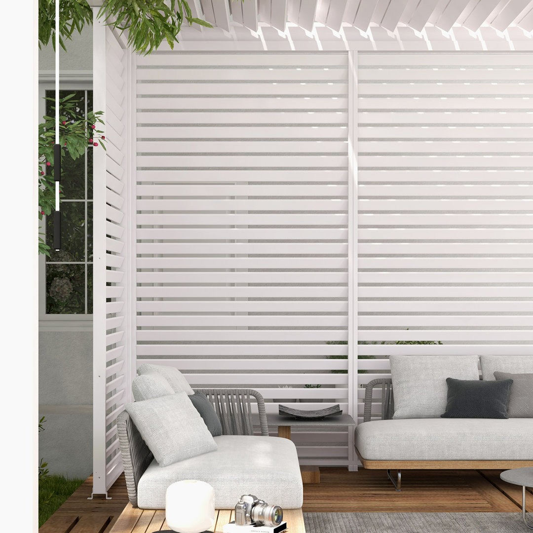 111S Fixed Aluminum Shutter Wall (Pergola accessory)