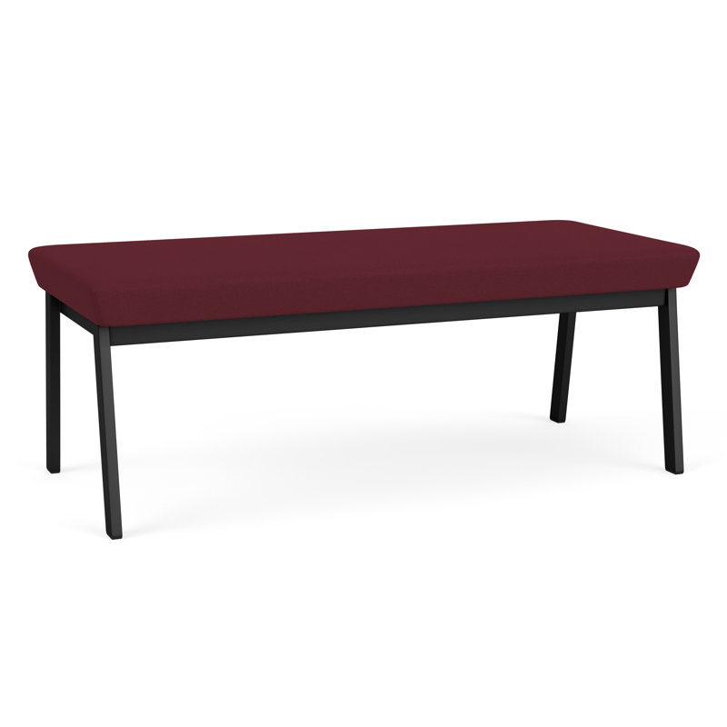 Banc en métal Newport, Noir, Vin portes ouvertes