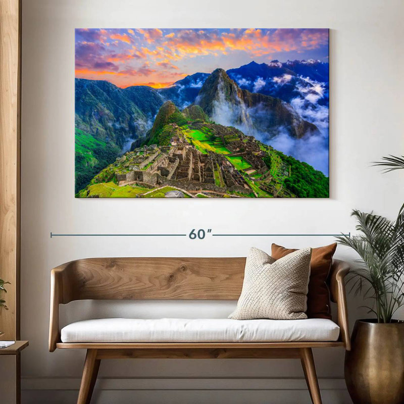 Lilie, ville inca, Machu Picchu, H 34 po x l 51 po