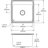 Lustertone 22" L x 22" W Drop-In Kitchen Sink-17357902