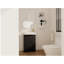 Meuble-lavabo autoportant de 23 po avec lavabo et support de rangement, portes à fermeture douce-343929037