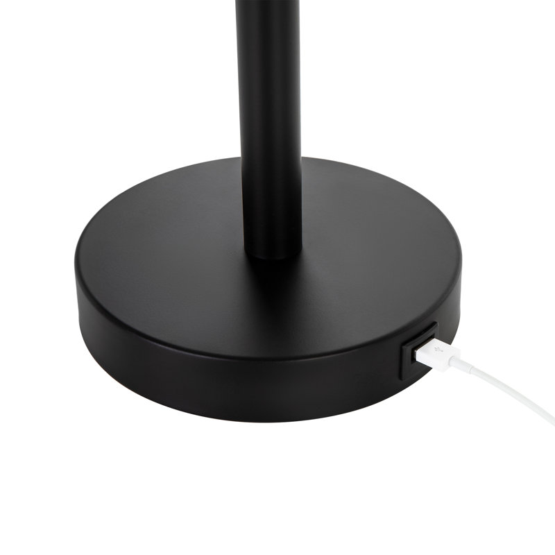 Beaulah Metal USB Table Lamp