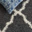 Tapis géométrique gris foncé / ivoire Ines-1186977921