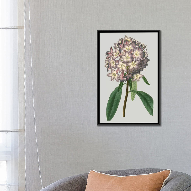 «Floral Gems V», impression sur toile tendue, H 40 po x l 26 po x P 1,5 po, Toile tendue, Pas de tapis