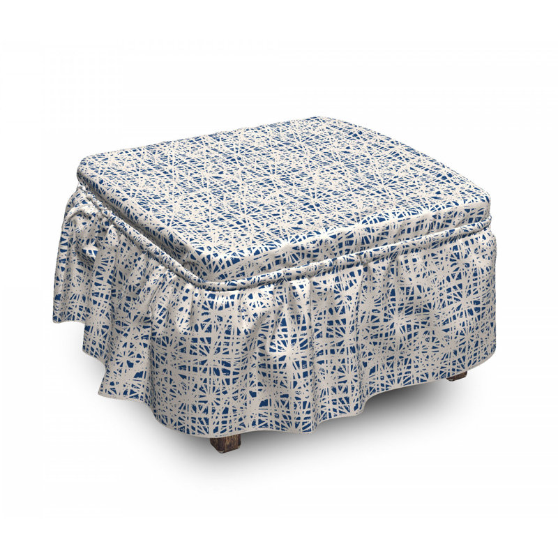 Housse pour repose-pieds grille hippie