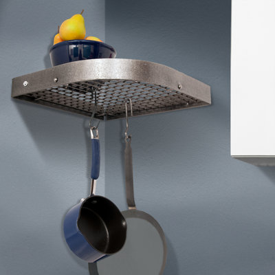 Handcrafted Corner Wall Rack
