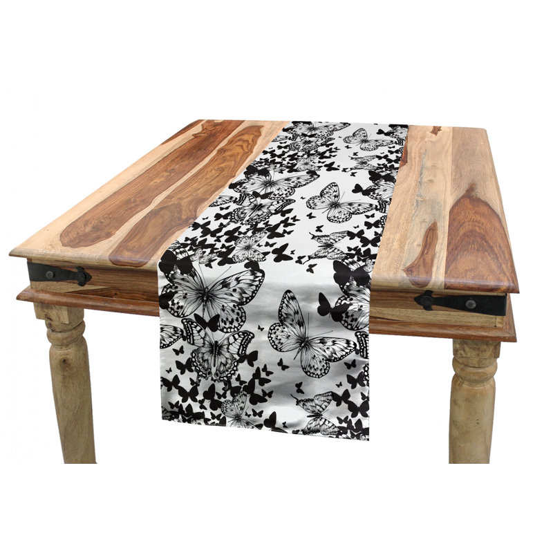 Chemin de table géométrique, 72 po x 16 po