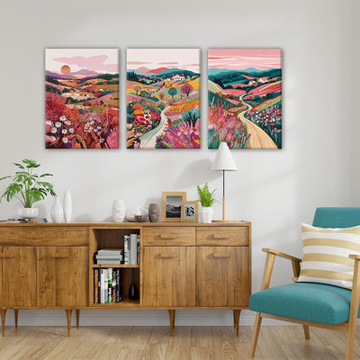 3 Piece Wrapped Canvas Print