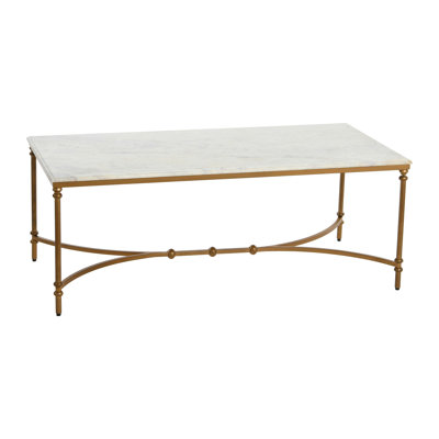 Timmons 48" Genuine Marble Coffee Table