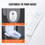 Siège de toilette allongé bidet électrique chauffant intelligent avec accoudoirs latéraux