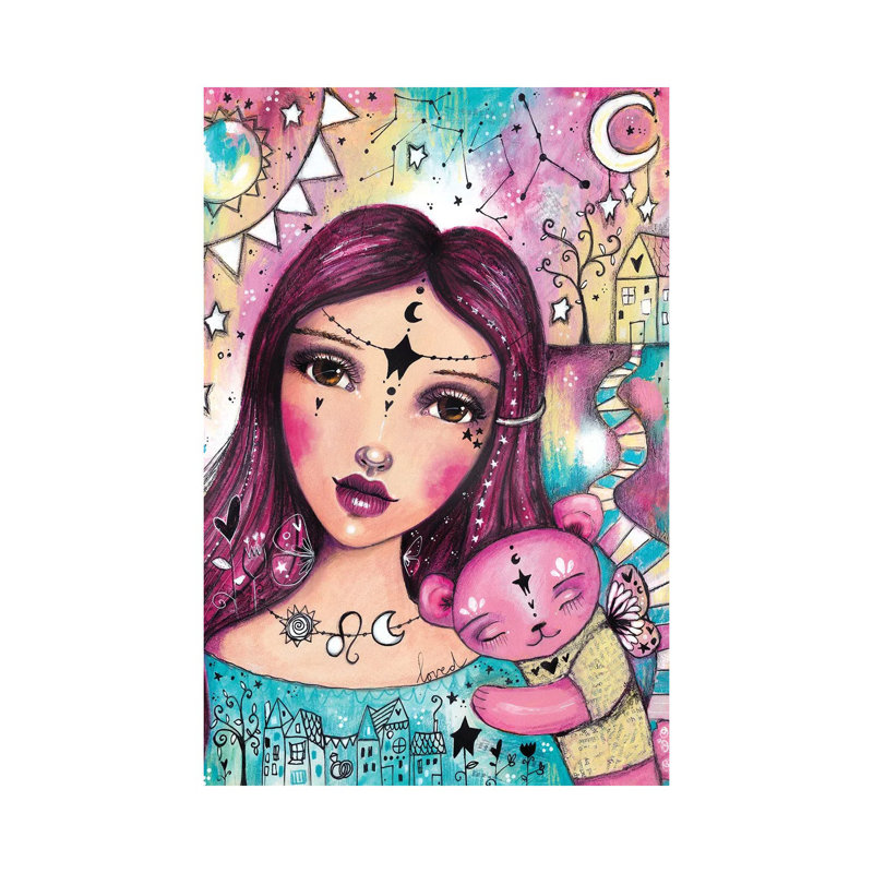Loved by Tamara Laporte - Print on Canvas, 20.32 cm H x 30.48 cm W, Wrapped Canvas