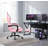 Sweet And Cool Pink Home Office Gaming Chair, Ergonomic High Back Reclining, Leather Computer Chair With Footrest And Lumbar Support.-2059202598
