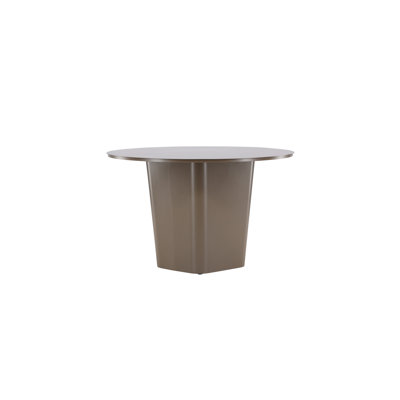 Thelma Round Metal Outdoor Dining Table - 120 cm W 120 cm D