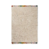 Mom, I Want To Be An Astronaut Hand Tufted Cotton Area Rug in Beige