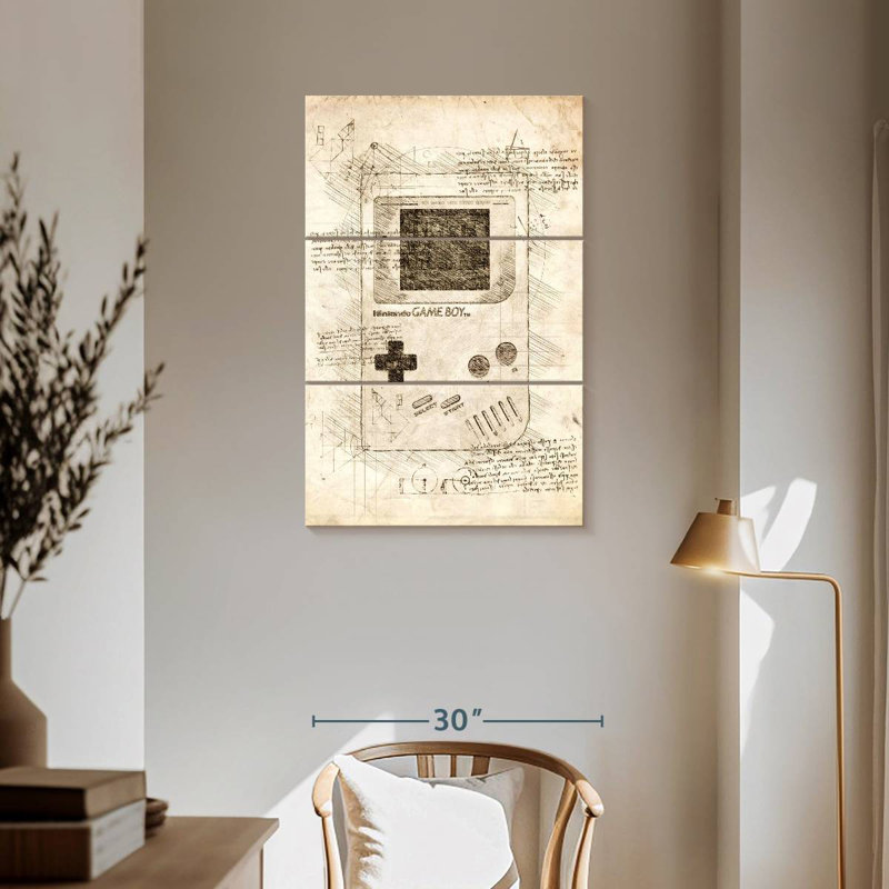 Laelle Gameboy, 57" H x 36" W