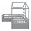 Lit plateforme House avec trois tiroirs de rangement-121082680