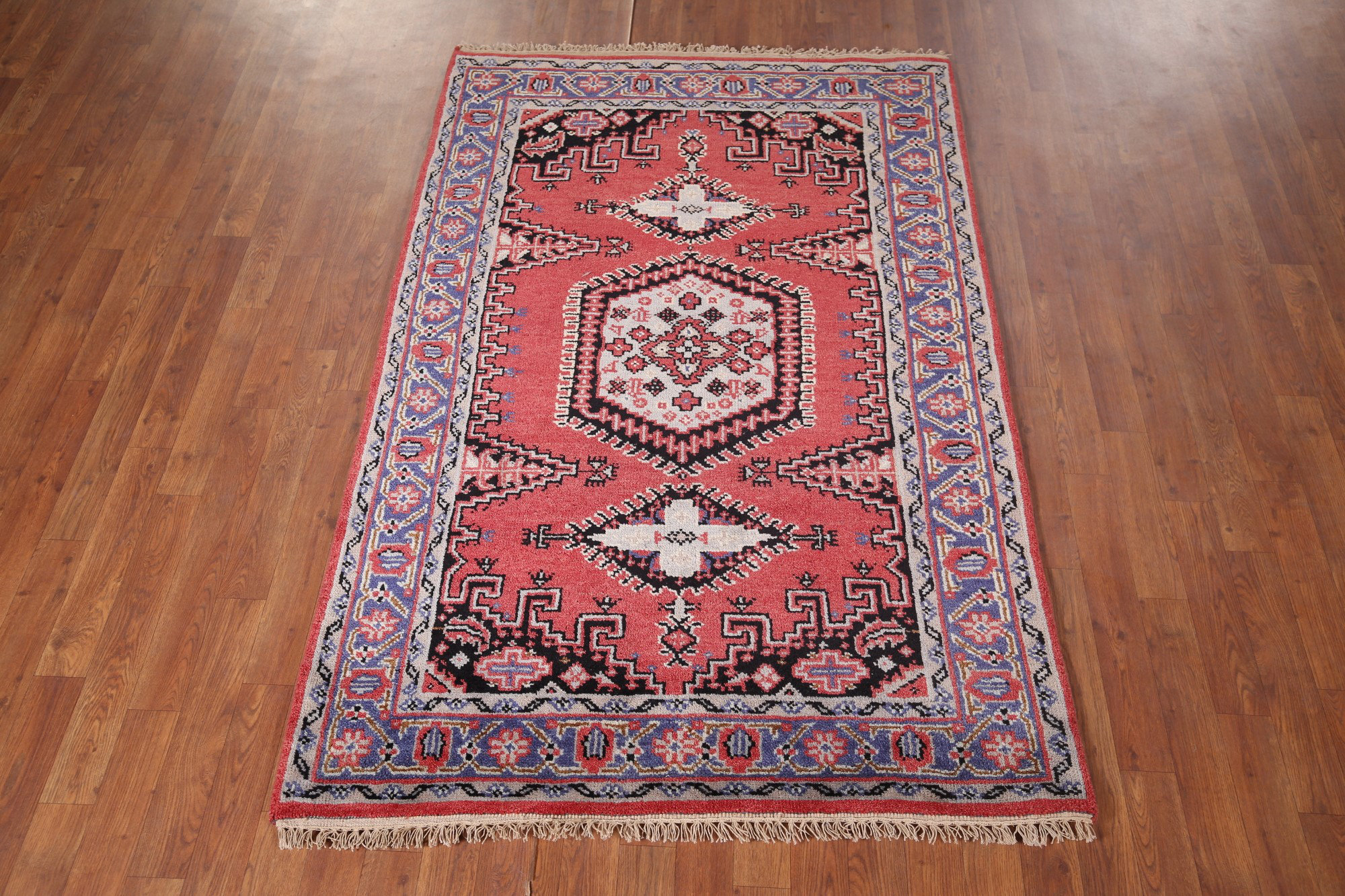 Bloomsbury Market Handmade Wool Traditional Indian Foyer Rug 4x6 | Wayfair