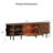TV Stand for TVs up to  With Glass Flip Doors, LED Lights & Hidden Power Strip-1301896501