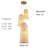 Dainna 3-Light Airy Rattan Cluster Chandelier