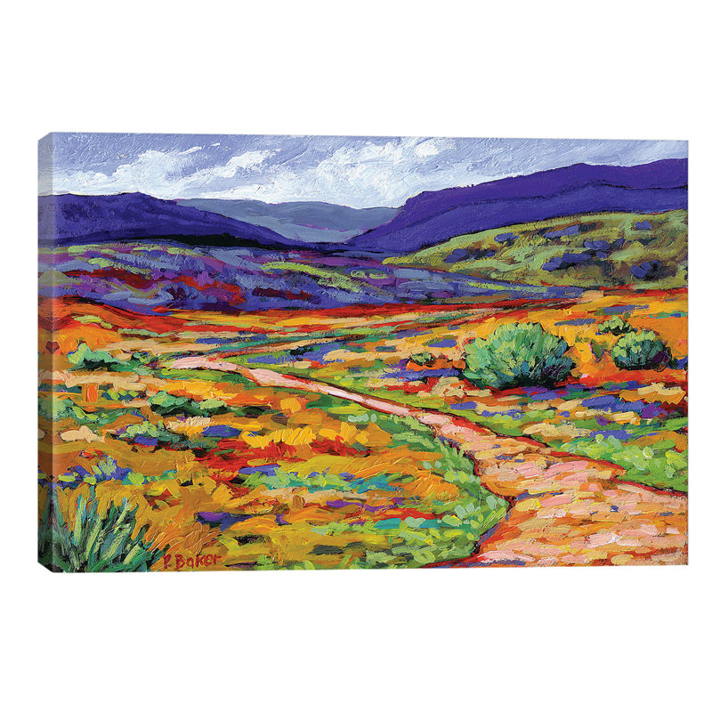 New Mexico Landscape - Wrapped Canvas Painting, 66.04 cm H x 45.72 cm W x 3.175 cm D