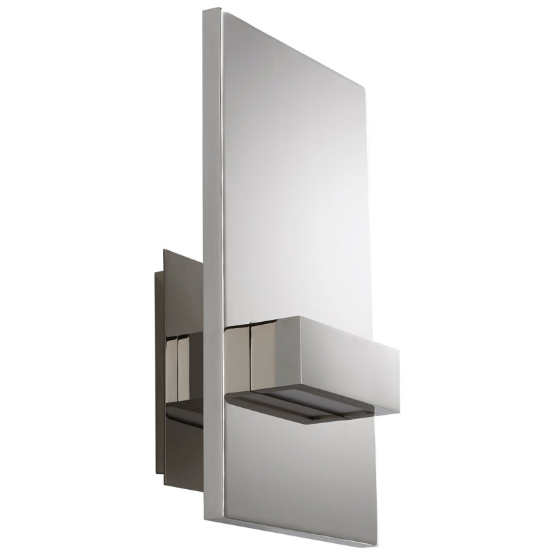 Amarvesh LED Armed Sconce, Polished Chrome