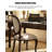Traditional Wood Writing Desk with Turned Legs-432825451