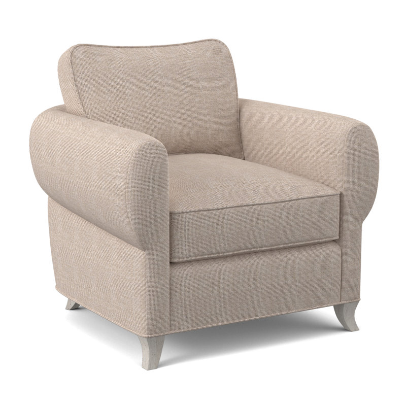Cocoon Sunbrella® Boucle Armchair, Libby Linen, Bisque