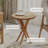 Farmhouse Round Wood End Table